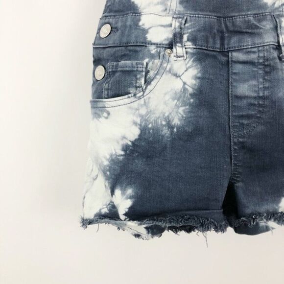 Almost Famous Tie Dye Shortalls, Size 5 - Picture 3 of 6